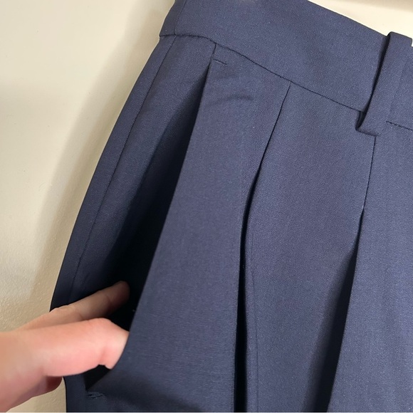 NWT Jenni Kayne Wool Jones Trouser in Navy 6 - Picture 4 of 16